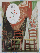 CAFE DE CHINITAS RESTAURANTE MADRID SPAIN FLAMENCO FOLDOUT Full Color BROCHURE