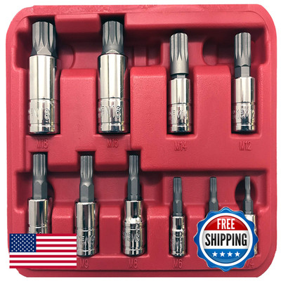 Cta Tools 3038 Xzn Socket Set 10 Piece 1 Pack