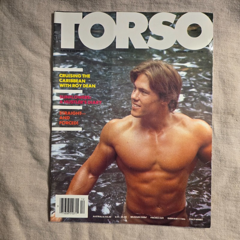 T O R S O - December 1987 - Vintage Gay Male Magazine - Roy Dean