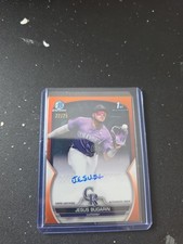 2023 Bowman Chrome Prospect Autographs Jesus Bugarin #CPA-JB Orange /25