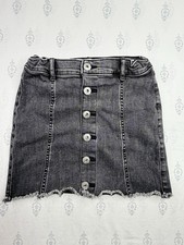 Abrocrombie  Fitch Kids Charcoal Fringe Skirt Size 9/10