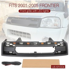 Matte Black Grille Fit For Nissan Frontier D22 Pickup 2001-2005 Grill Wled