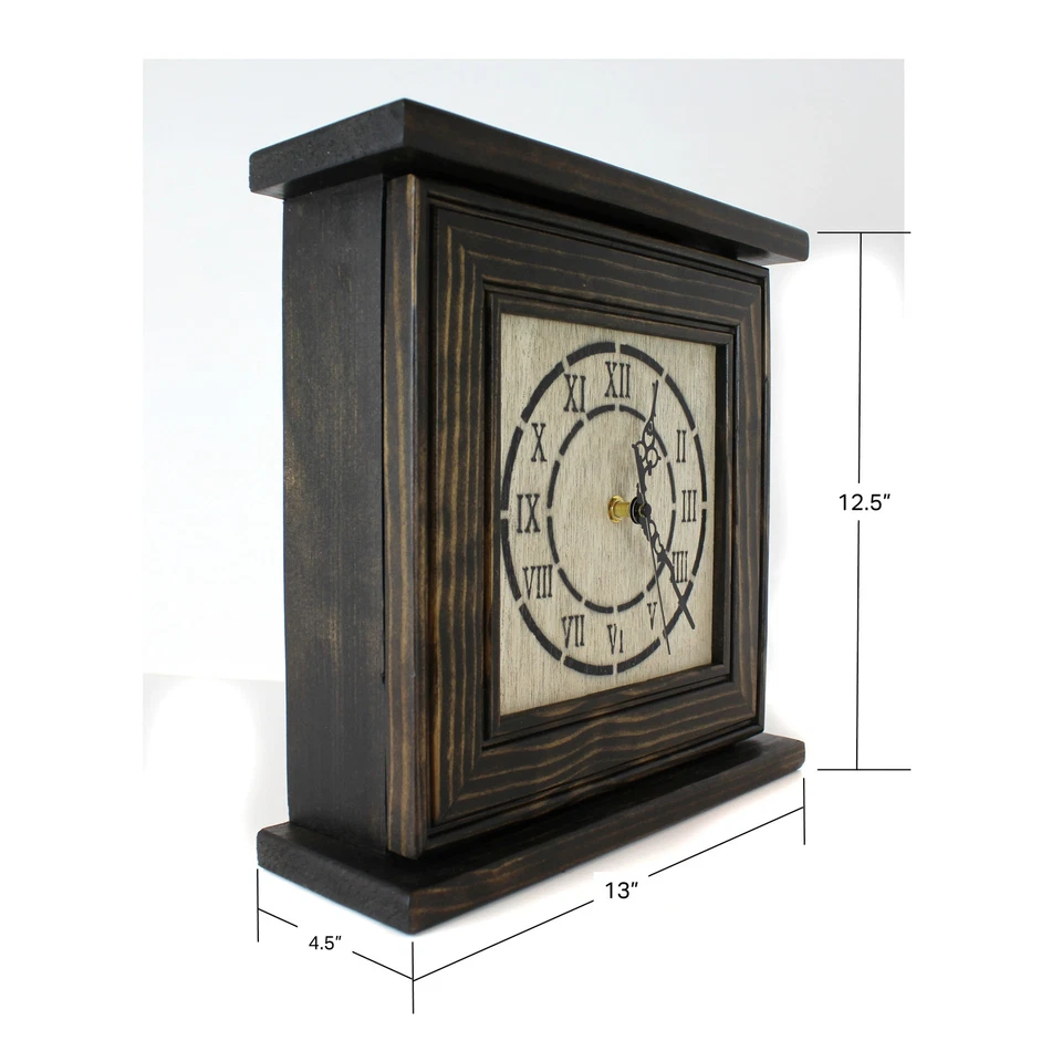 American Furniture Classics Model Mantel Clock in Dark Brown - Image 2 of 3