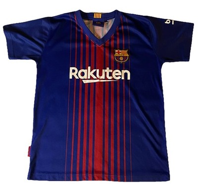 FC Barcelona 2017/18 Lionel Messi #10 Home Soccer Jersey Youth 10