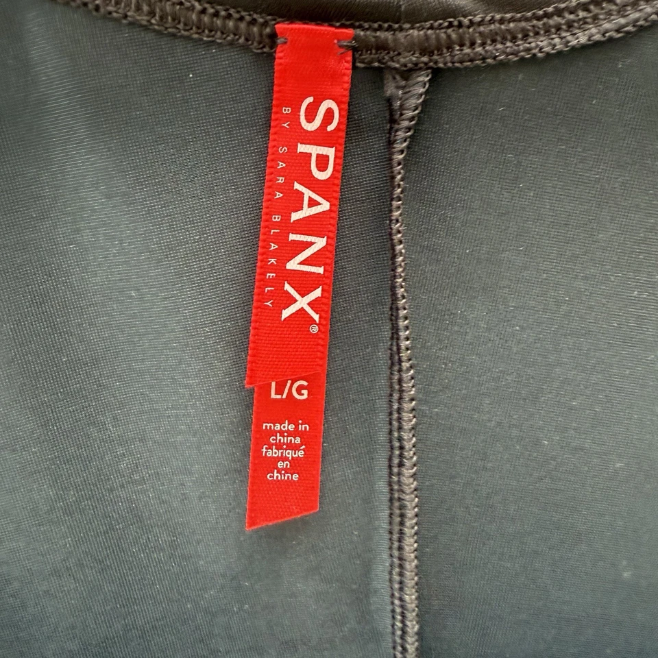 SPANX Full Slip Dress SmartGrip Open Bust Shapewear Size Large Black - Image 3 of 4