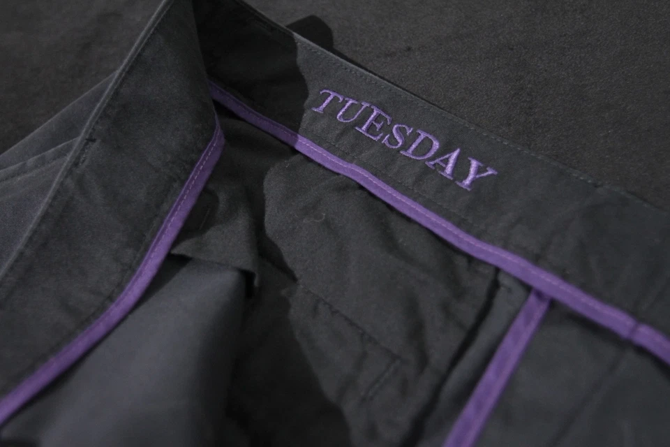 Pantalones chinos de golf Bonobos Tuesday para hombre 33x30 negros frente plano pierna recta Foto 2 de 4