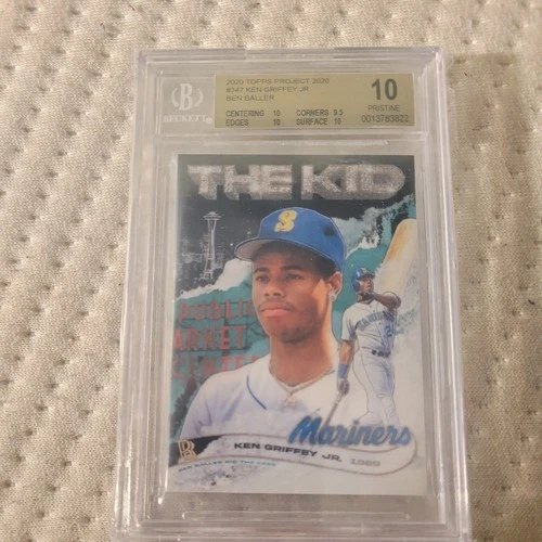 2020 Topps Project 2020 #347 Ken Griffey Jr. PSA 10 GEM MINT Ben Baller 1989
