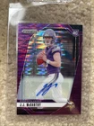 2024 Panini Prizm - Rookies J.J. McCarthy Purple Pulsar Prizm Autographs