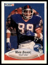 1990 Fleer - Mark Bavaro #64