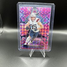 2024 Panini Mosaic Hunter Henry Mosaic Prizm Patriots Football #152