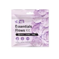 Essential Flows Kit   3 Pantiliners, 2 Maxi Pads  1 Feminine Wipe in Comp
