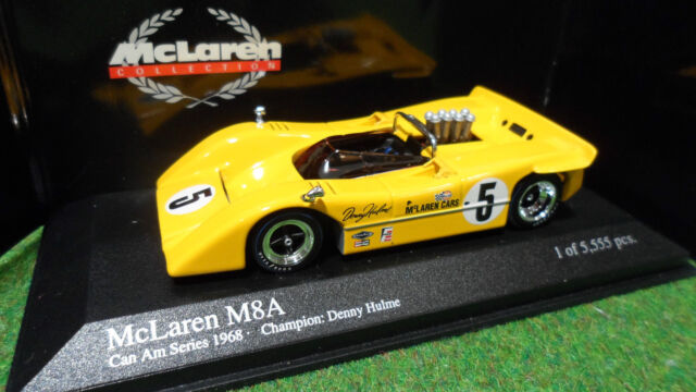 McLaren  M8A CAN AM SERIES 1968 CHAMPION HULME 1/43 MINICHAMPS 530684305 voiture