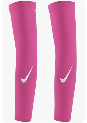 NIKE Pro Adult DRI-FIT Football Arm Sleeves Shivers Pink L/XL