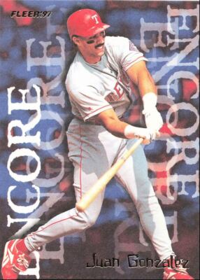 Texas Rangers 1997 1997 Fleer Juan Gonzalez Texas Rangers #700 | eBay