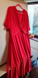 bon marche red dress