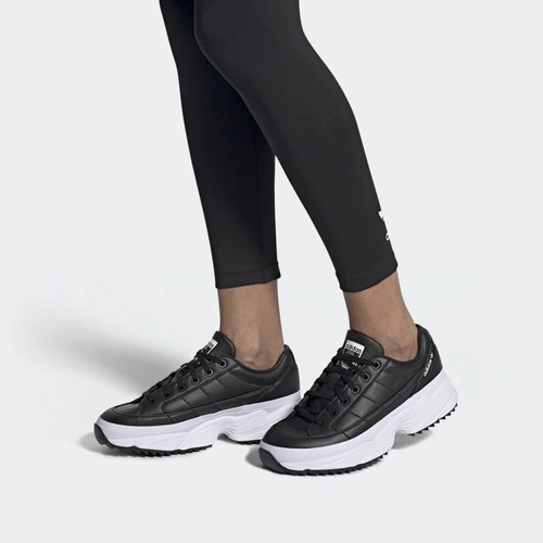 New Adidas Original Womens KIELLOR BLACK / WHITE EF5621 US W5-8 TAKSE | eBay