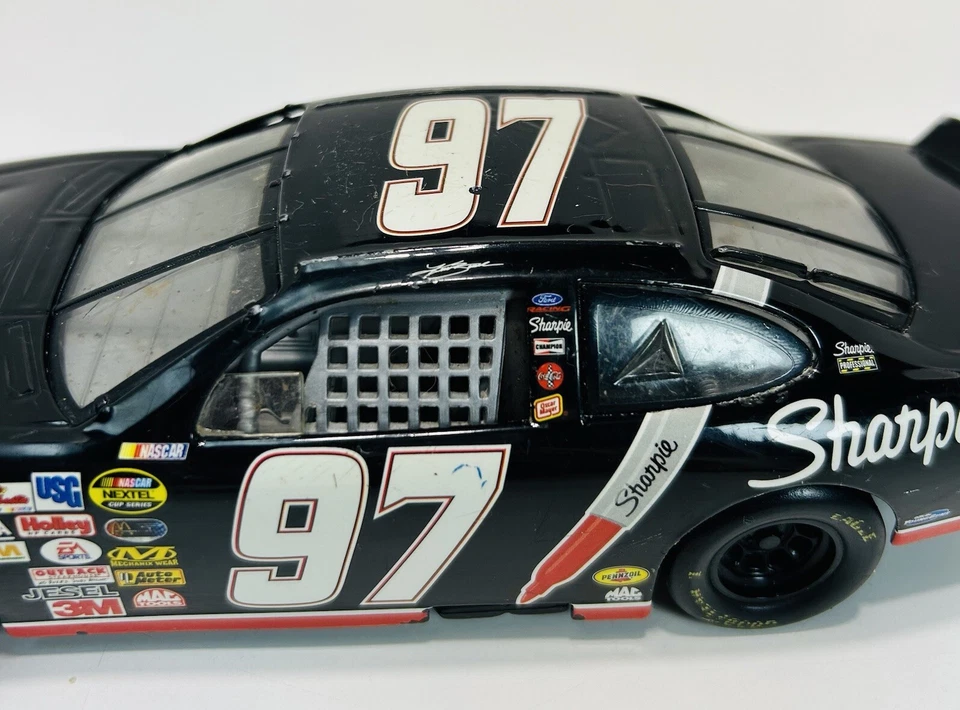NASCAR 2003 Mattel 2004 Kurt Busch #97 Sharpie Ford Taurus sin caja Foto 3 de 4