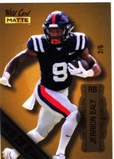 Travon Walker 2022 Wild Card 20 RED STRIPE JERRION EALY SSP #2/5 MADE 