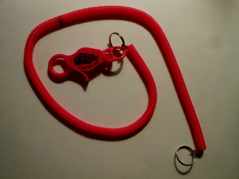CASINO PLAYERS SLOT CARD BUNGEE CORD LANYARD CASINO MORONGO CABAZON, CALIFORNIA