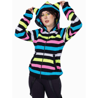 Bye Bye Kitty Kapuzenjacke BBK Vanity Hood Cute Kawaii Cosplay Katze Cat Neko