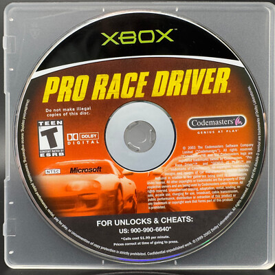 Pro Race Driver (Microsoft Xbox) *GAME DISC ONLY - TESTED*