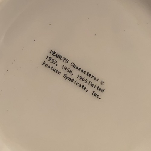 Vintage Peanuts 1965 Coffee Mug Cup I Need A Release From My Inner Tensions - Picture 6 of 8