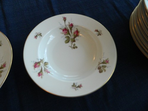 ROSENTHAL CHINA CONTINENTAL "PETAL LANE" (2) 8 1/2" RIMMED SOUP BOWL 8-1 - 第 2/8 張圖片
