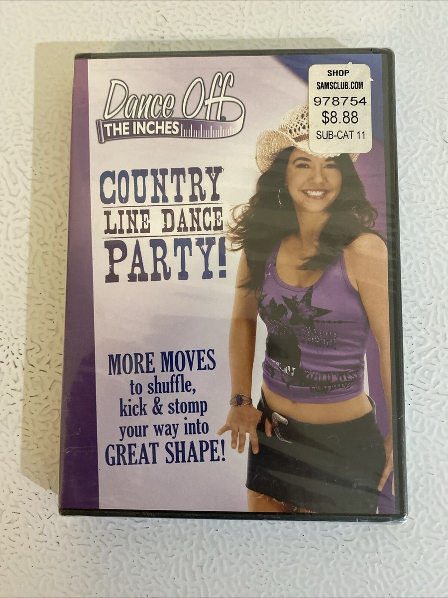 Dance Off the Inches: Country Line Dance Party (DVD) Brand New Sealed