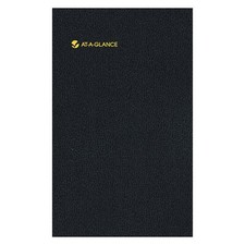 AT-A-GLANCE Website Address Book Password Keeper, 200 Entries, Black, 3-1/2" x6"