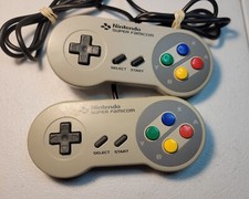 Super Famicom/Nintendo Controllers x2 -Read Description Before Buying