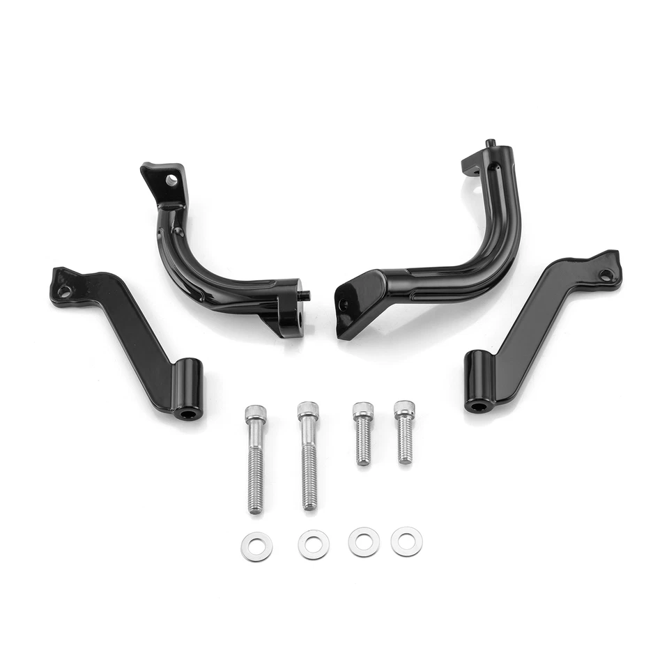 Kit de soporte de montaje de pie de piso de conductor para Harley 09-25 Road Street Glide Foto 3 de 4