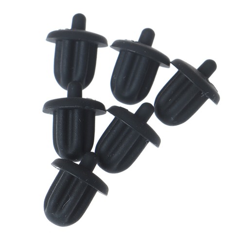 10pcs Black Rubber 6.35mm Audio Jack PC DVD Microphone Socket Dust CS*AU - Zdjęcie 10 z 12