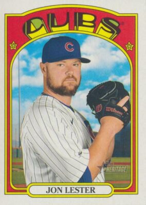 2021 Topps Heritage #326 JON LESTER - Chicago Cubs
