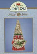 GNOME HOLDING HOLLY--Mill Hill--Jim Shore--Christmas--Counted Cross Stitch KIT