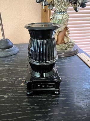 VTG Avon Potbelly Stove Bottle Empty Decanter Collectable 5oz