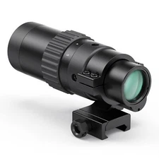 Feyachi 1.5X - 5X Zoomable Red Dot Magnifier for Absolute Co-Witness Red Dot ...