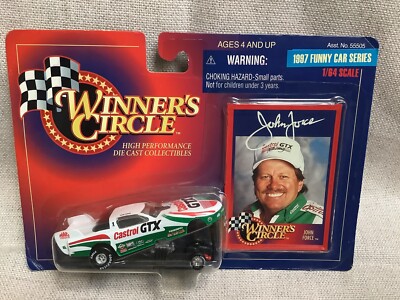 Kenner 1:64 Winners Circle 1997 Funny Car Series John Force Castrol GTX And Card