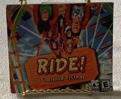 Vintage Windows XP Roller Coaster Tycoon Ride New Sealed Jewel Case Video Game