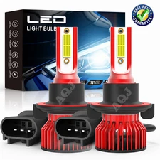 For FORD F-650 F-750 2017-2019 2X 9008 H13 6000K LED Headlights Hi/Lo Beam Bulbs