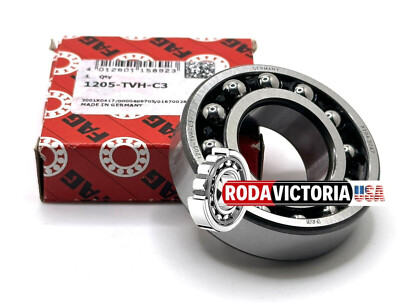 FAG 1205 K TVH C3 SELF ALIGNING BALL BEARING 25x52x15mm