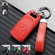 Genuine Leather Car Key Case Cover For Audi A4a5s4 Rs4s5 Q5 Sq5 Q7 Tttts Genuine Leather Car Key Case Cover For Audi A4a5s4 Rs4s5 Q5 Sq5 Q7 Tttts