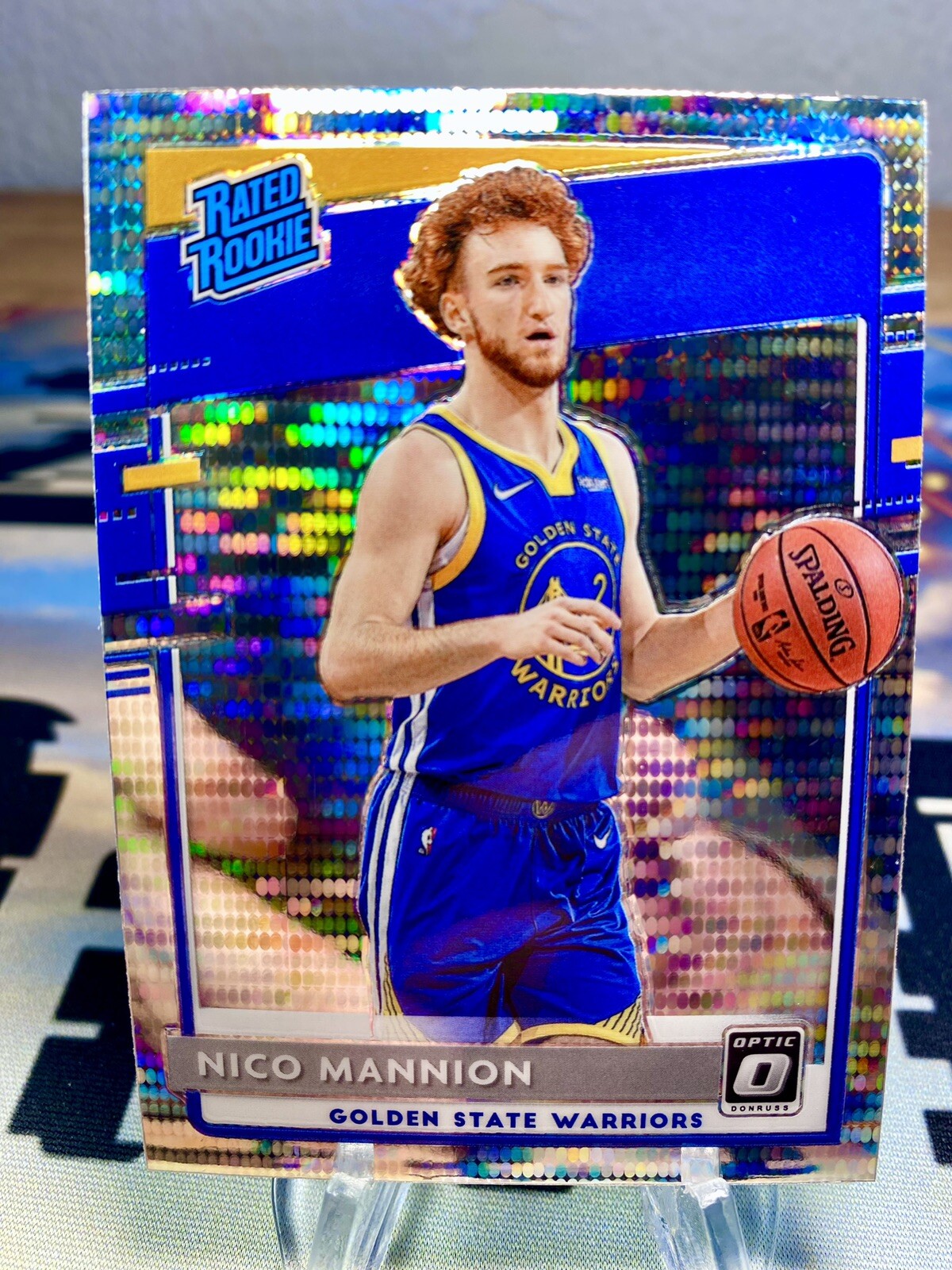 2020-21 Nico Mannion Panini Donruss Optic Pulsar Prizm Rated Rookie #190