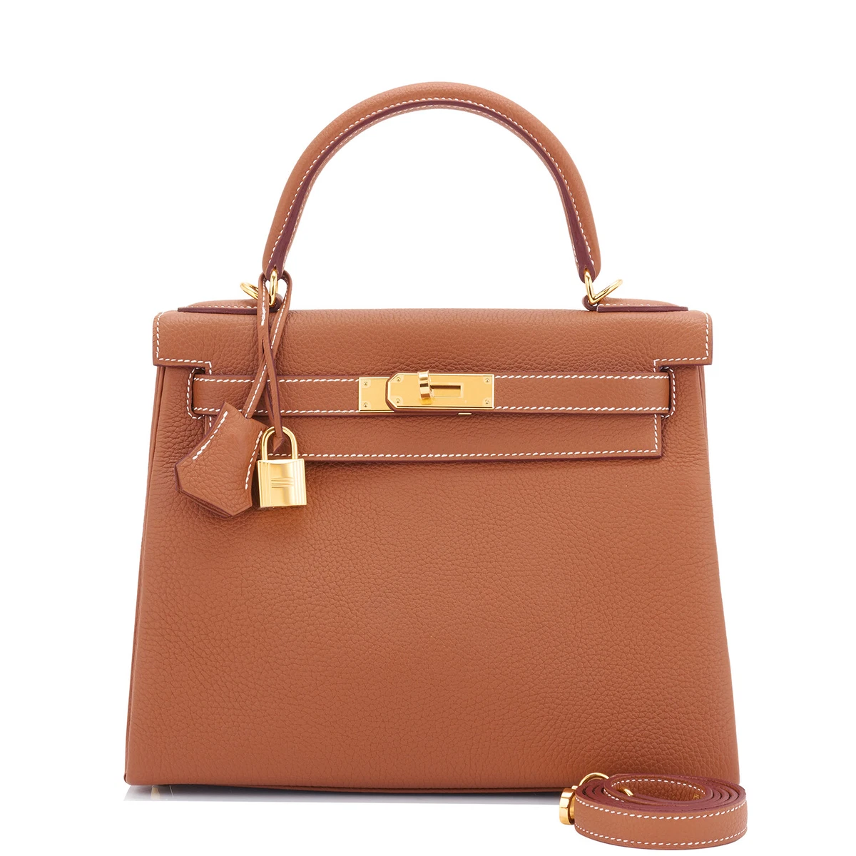 Hermes Retourne Kelly Bag 28cm Trench Togo Gold Hardware