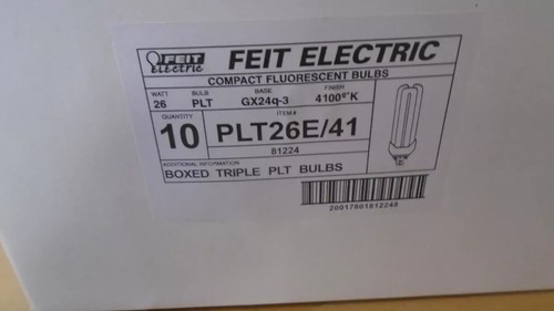 (2 PACK) FEIT ELECTRIC 26W 4pin COMPACT 4100k PLT26E BULB LIGHT *CLEARANCE* - Picture 2 of 3