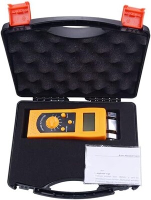 Portable Paper Moisture Meter High Frequency Scanning Depth 50mm with Backlight