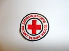 b3277 WW2 US American Red Cross ARC Military Welfare Service patch R22A