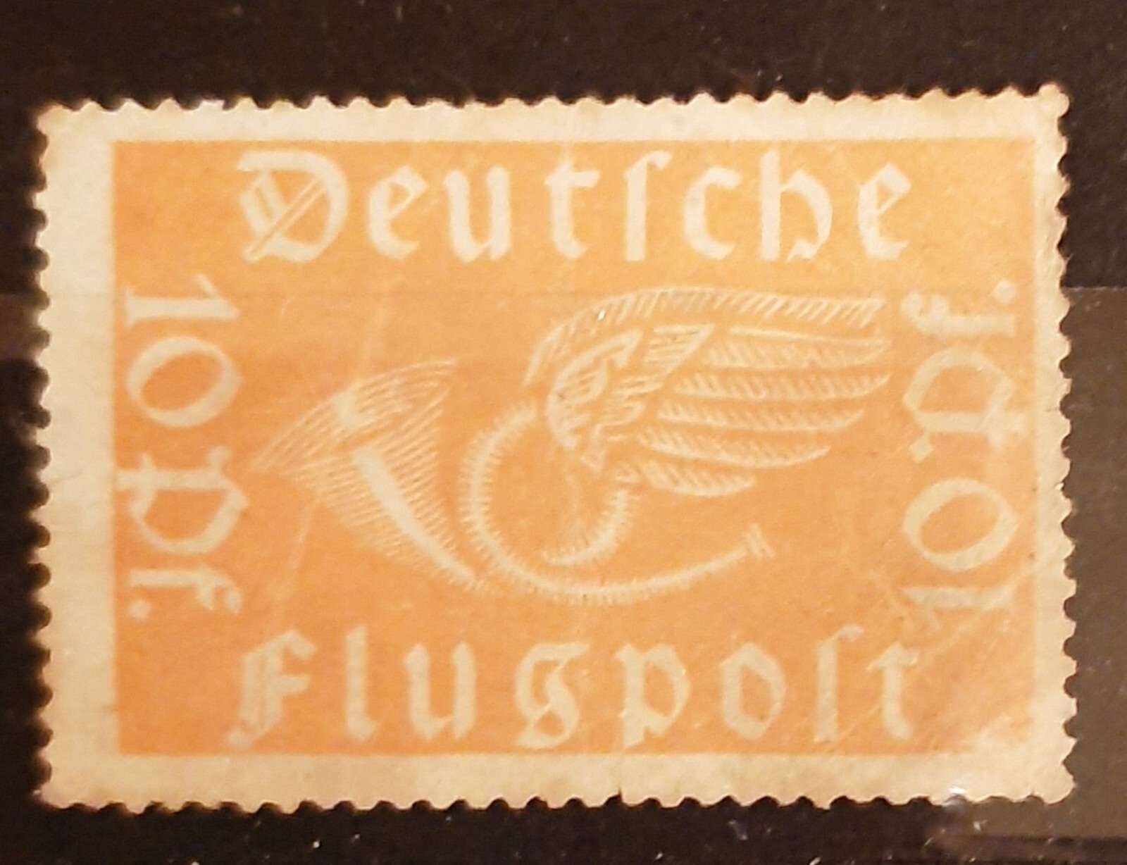 Francobolli Germania Reich Posta aerea Corno 10 Pf 1919 eBay