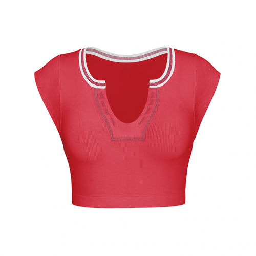 Camiseta informal top sexy estilo súper corta ajustada de manga corta para mujer Spice Girl - Imagen 10 de 22