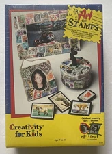 The Art Of Stamps by Creativity For Kids  - Vintage 90’s Arts and Crafts Kit