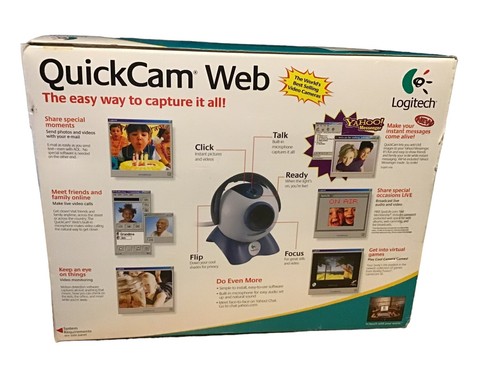 Logitech QuickCam - Web Cam (961464-0403) - 第 2/2 張圖片